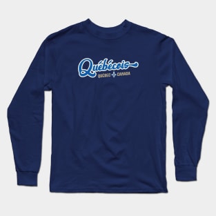 Quebecois - Proud French Canadian du Quebec Dark Blue Long Sleeve T-Shirt